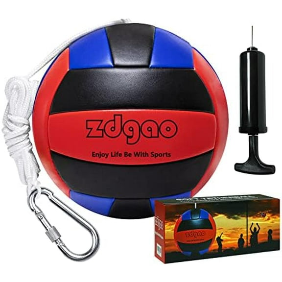 Soft Tether Ball- Replacement Tether Ball Come with Rope and Pump Set | Outdoors  for Family Fun Play