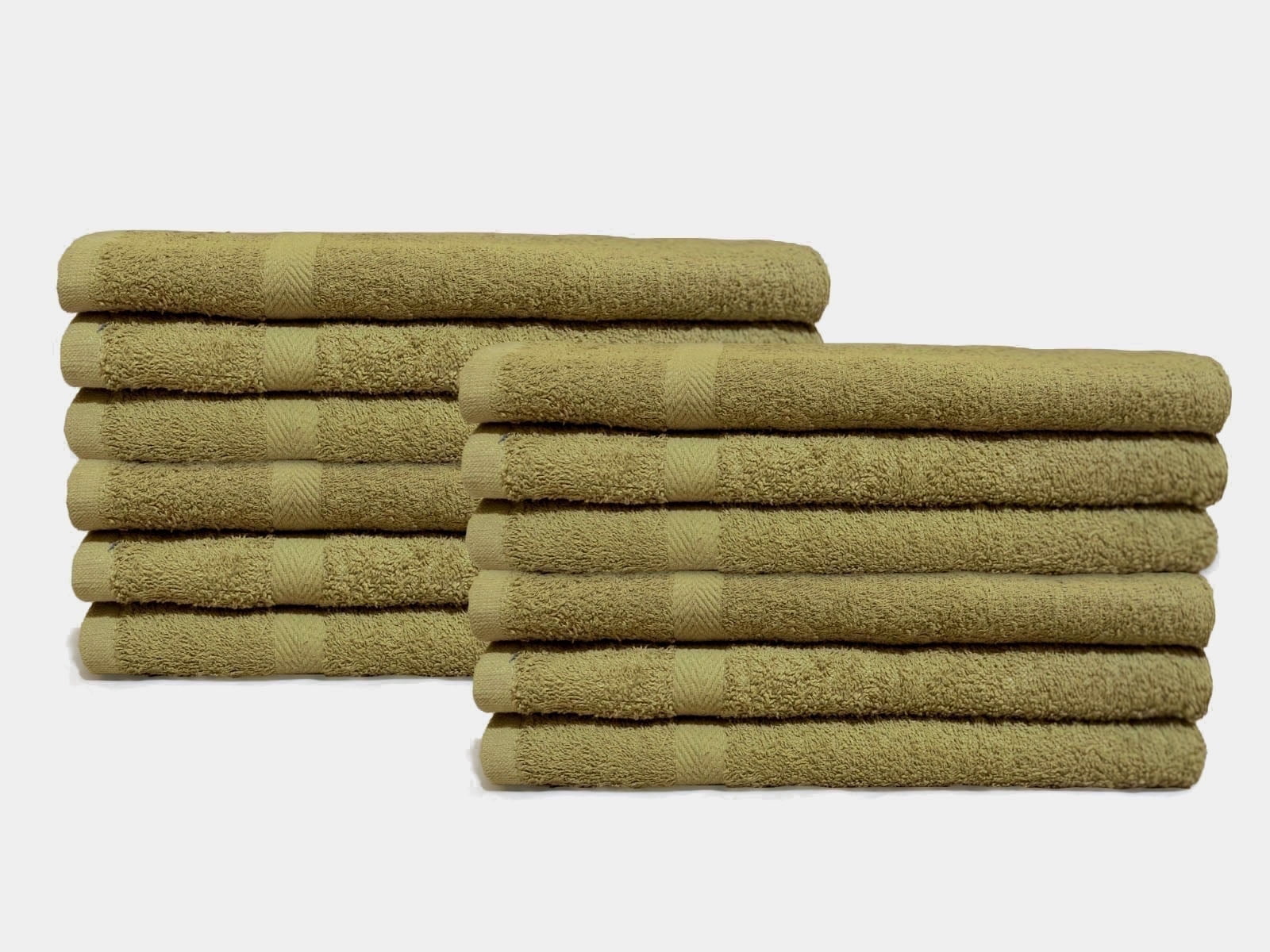 Soft Textiles Beige Salon Towels - 16 x 27 Inch Soft Cotton Hand Towels for Hair Stylists, Barbers & Spas - Quick Dry, Durable Towel for Facial, Pedicure, Manicure & Massage Use - Pack of 12