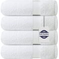 thumbnail image 1 of Soft Textiles Bath Towels Set of 4 – 100% Cotton White Bath Towels 27 x 54 Inches, Soft & Absorbent Body Towels for Bathroom, Spa & Gym, Quick Drying Luxury Towels for Shower & Everyday Use, 1 of 6