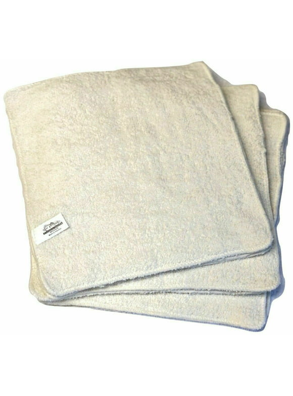 Soft Textiles Washcloths Towel 24 Pack Solid Color 100% Cotton Baby Face Towel Set 12"x12" Wholesale Lot