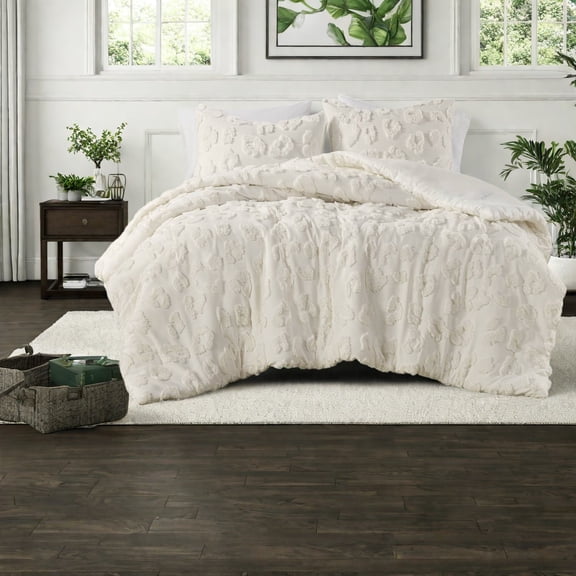 Soft Textured Animal Chenille Bedding Sets 100% Polyester King/Cal King Comfortable for Home