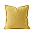 thumbnail image 1 of Soft Textured Knit Decorative Throw Pillow Covers Elegant Flanged Edge Cushion Cases Color Pillowcases for Living Room Sofa Couch Bed Bedroom Home Decor Housewarming Gift ,, 1 of 7