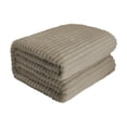 thumbnail image 1 of Soft Thick Double Layer Raschel Blanket Cozy Warm Fleece Blanket Stylish Home Decor Perfect for Beds Sofas Great for Winter Relaxation Oversized Comfort Blanket Coffee, 1 of 6