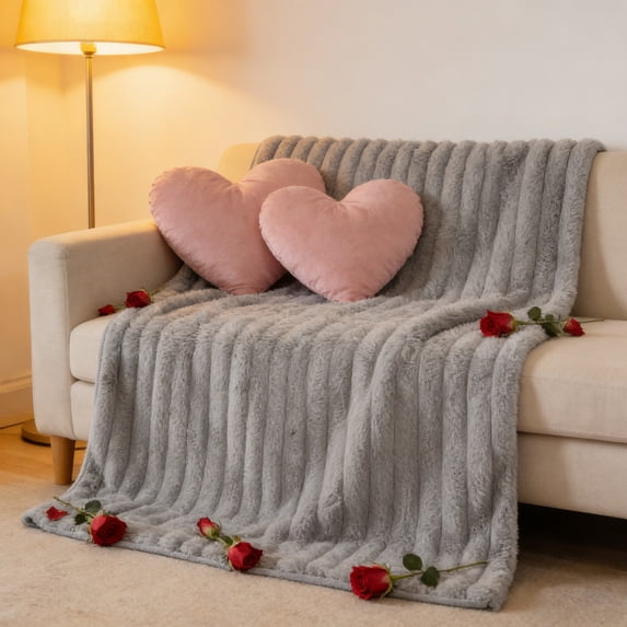 Soft And Thick Double Layer Raschel Blanket A Must Have Warming Artifact In Winter Suitable For Beds Sofas And Other Scenes Providing The Ultimatecomfort
