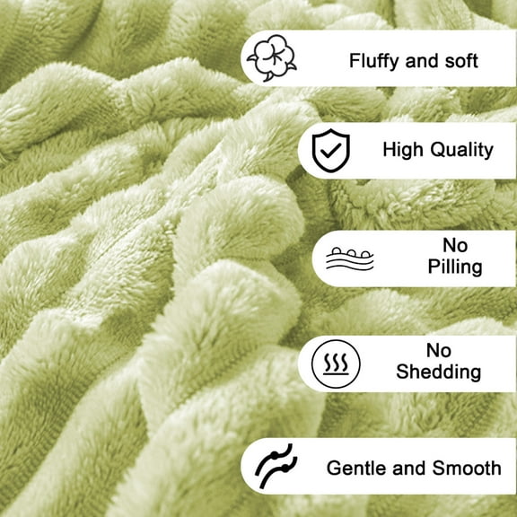 Soft and Thick Double Layer Raschel Blanket for Winter Comfort – Cozy Throw or Bed Cover, Stylish Design, Gentle Warmth for Lounge, Relaxation, and Home Decor