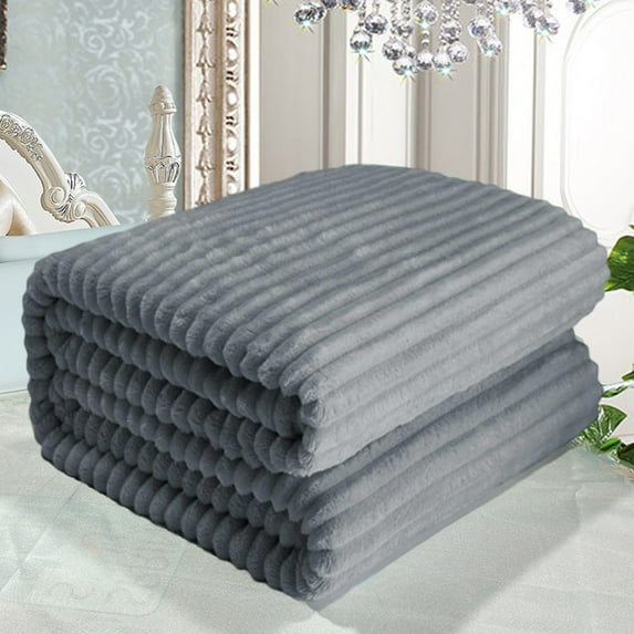 Soft Thick Double Layer Raschel Blanket for Winter Warmth Cozy Plush Bedding Essential with Premium Comfort for Beds Sofas and Home Lounging Ultimate Coziness Topliu