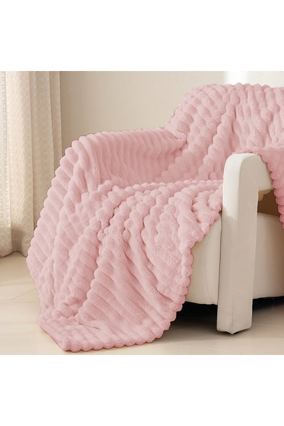 Soft and Thick Double Layer Raschel Fleece Blanket, Ultimate Warming Artifact for Winter, Suitable for Beds, Sofas, and Lounging, Winter Blanket for Home and Office, for Naps and Relaxation, 70*100cm