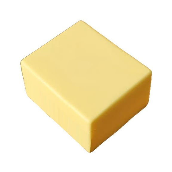 Soft Thick Milk Brick Slow Springback Plastic Pinching Toy For Stress Relief Squeeze Experience