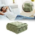 thumbnail image 1 of Soft Thick Plush Blanket 51x61 Inches Cozy Nap Throw for Sofa Bed Lounge Warming Coverlet for Home Office Use, 1 of 5