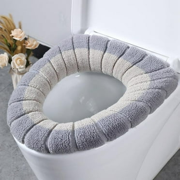 Soft Thicker Warmer Stretchable Washable Toilet Seat Cover Bathroom Toilet Seat