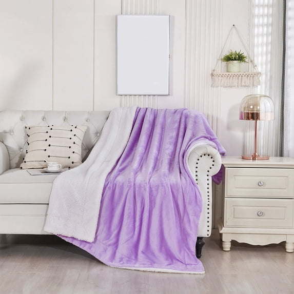 Soft Throw Blanket, 39 x 59 In, with Thick & Comfortable Design, Made of Polyester for Everyday Use, Warm, Double-Sided