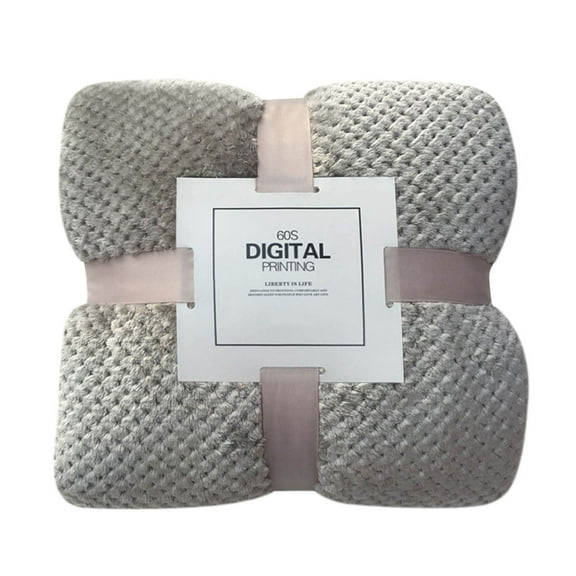 Soft Throw Blanket for Couch, Fluffy Fuzzy Blankets & Throws for Bed, Sofa, Cozy Plush Sherpa Fleece Faux Fur Blanket, Thick Warm Christmas Blanket Decor Gifts for Women, Men, 50x60, Grey