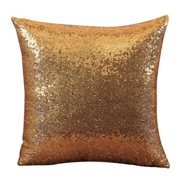 Soft Throw Pillows for Couch Solid Color Glitter Sequins Throw