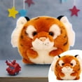 thumbnail image 1 of Soft Tiger Doll Stuffed Animal Toy Cute Plushie Hugging Pillow for Kids and Adults, 1 of 5