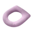 thumbnail image 1 of Soft Toilet Seat Cover - Plush & Thick Fabric Toilet Seat Cushion for Round & Elongated 14.2x17.3" Toilet Seats - Reusable, Machine-Washable, Easy-Install, 1 of 3