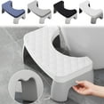 thumbnail image 1 of Soft Toilet Stool for Bathroom and Office Use Non-Slip Padded Footrest with Comfortable Treading Surface for Improved Posture and Support for Home and Professional Workspaces Topliu, 1 of 8