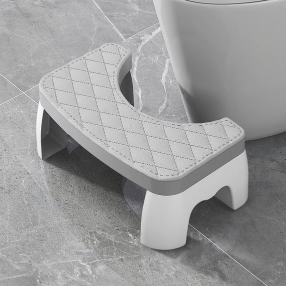 Soft Toilet Stool for Bathroom and Office Use Non-Slip Padded Footrest with Comfortable Treading Surface for Improved Posture and Support for Home and Professional Workspaces Topliu