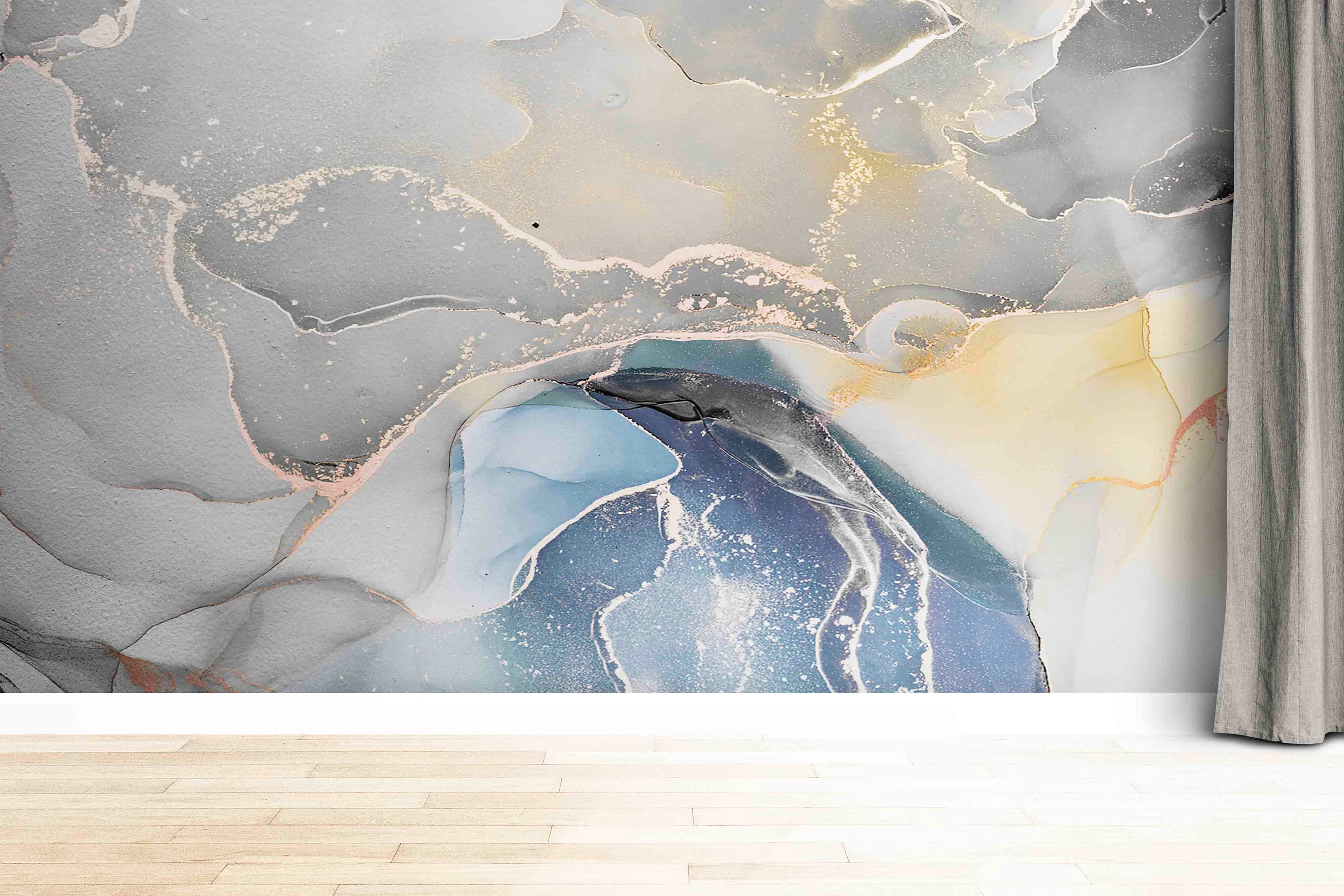Fresh Look at Soft Tones Marble Wall Art Custom Wallpaper Soft Tones Wall