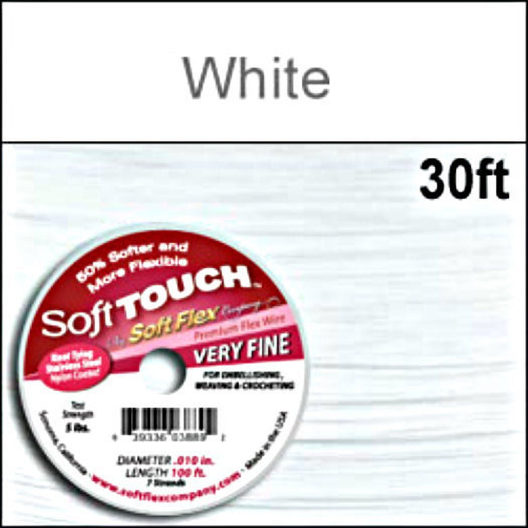 Soft Flex, Soft Touch 7 Strand Very Fine Beading Wire .010 Inch