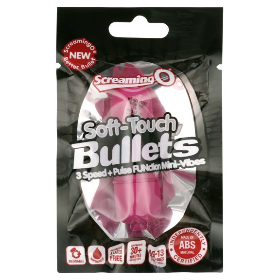 Soft-Touch Mini Bullet Vibrator by Screaming O Pleasure Products