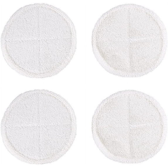 Soft Touch Mop Pads Replacement for Bissell Spinwave 2039A 2124 Powered Hard Floor Mop, 4-Pack
