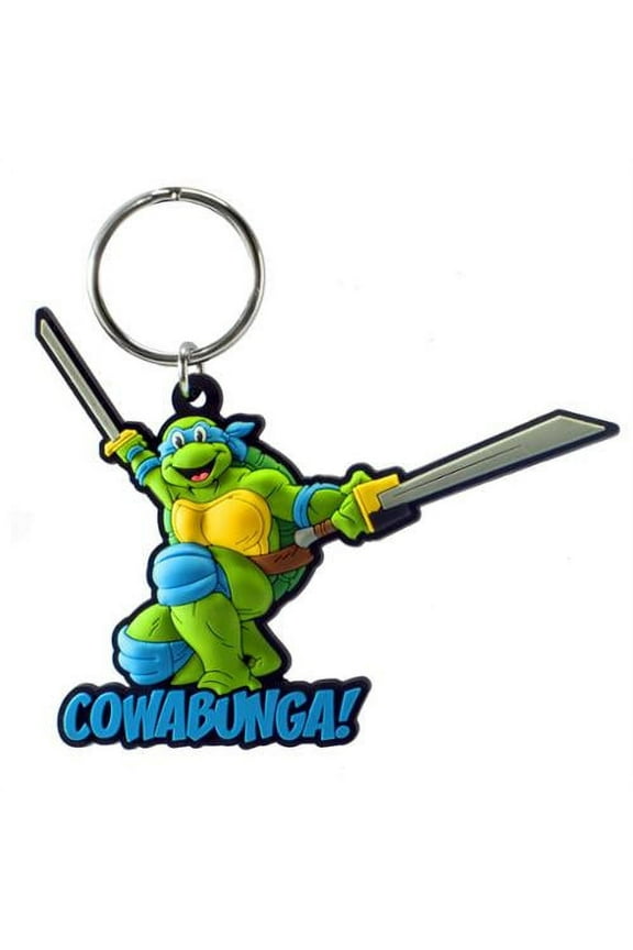 Soft Touch PVC Key Ring: Leonardo