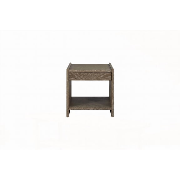 Soft Touch Self Closing Drawer End Table - Cocoa