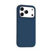 Soft-Touch Silicone Case for iPhone 17 Pro Max - Dark Blue