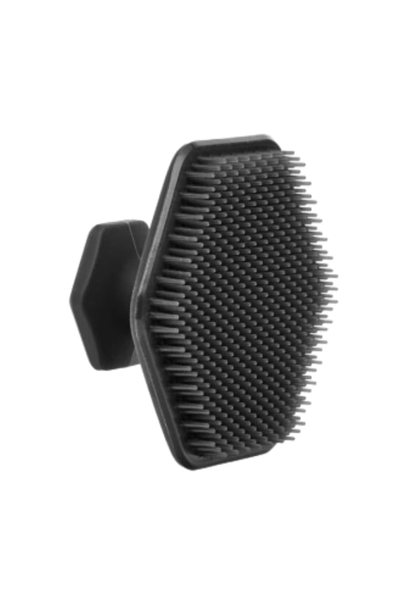 Soft-Touch Silicone Face Scrubber - Gentle Exfoliator Pad & Massager - Removes Dead & Dry Skin - Charcoal