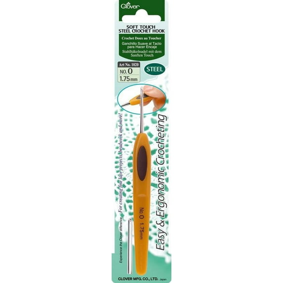 Soft Touch Steel Crochet Hook No. 0 (1.75 mm)