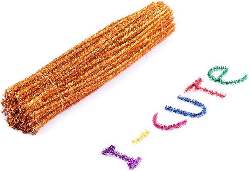 Hello Hobby Pastel Fuzzy Sticks Pipe Cleaners, 100-Pack