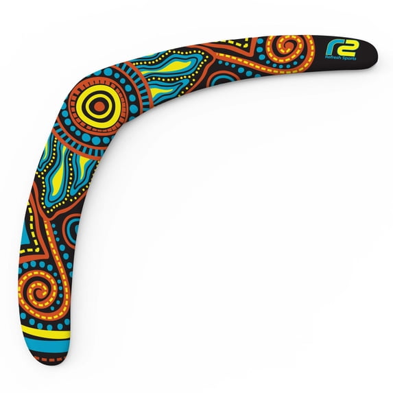 Soft Traditional Boomerang - Black Tribal - Refresh Sports