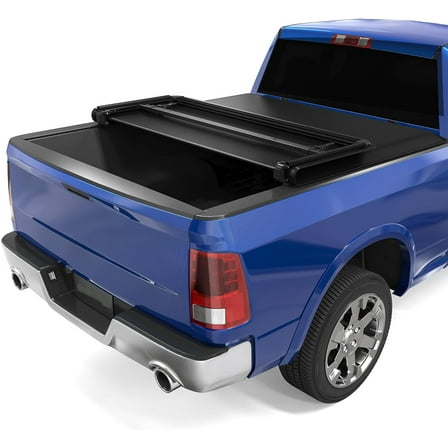 Soft Tri-Fold Truck Bed Tonneau Cover Compatible with 2007-2023 Chevrolet Silverado/GMC Sierra 1500 5'-8"/69.3" Bed Black