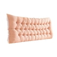 thumbnail image 1 of Soft Tufted Bed Headboard Pillow Large Rectangular Backrest Support with Detachable Washable Cover for Dorm Bed Kids Bed Sofa (39.37x19.69 Inch), 1 of 8