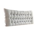 thumbnail image 1 of Soft Tufted Bed Headboard Pillow Large Rectangular Backrest Support with Detachable Washable Cover for Dorm Bed Kids Bed Sofa (39.37x19.69 Inch), 1 of 8