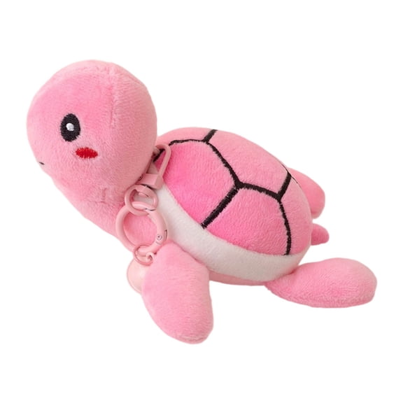 Soft Turtle Toy for Kids Cute Sea Turtle Pillow Toy Adorable Turtle for Boys Girls Toddlers Home Indoor Outdoor, 3.94 inch, Pink