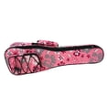 thumbnail image 1 of Soft Ukulele Storage Case Holder Backpack Big Storage for Ukulele - 21inch Pink, 1 of 9