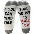 thumbnail image 1 of Soft Unisex Cotton Socks If You Can Read This Socks Funny Novelty Socks Great Christmas Gift for Men Women Game Lovers, 1 of 4