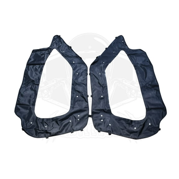 Soft Upper Doors Enclosure Windows for Polaris RZR XP 1000 Turbo S / 1000 / 900 (20142022) Black with Clear Window