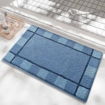 Soft Velvet Non-Slip Entryway Door Mat | Plush Microfiber Living Room Carpet | Bedside & Study Floor Rug | 50x80cm Thick Comfort Mat for Home Decor