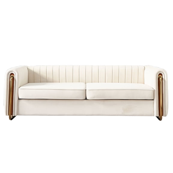 Soft Velvet - Tufted Back - Home Use - Cozy Sitting Experience