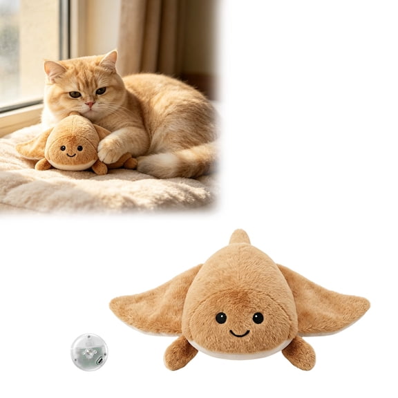 Soft Vibrating Plush Interactive Pet Toy Assorted Animal Shapes Chew Doll For Kitten Small Puppy Indoor Boredom Relief Daily Training Play Accessory