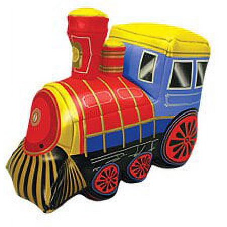 Soft Vinyl Steam Train Engine Shaped Toy