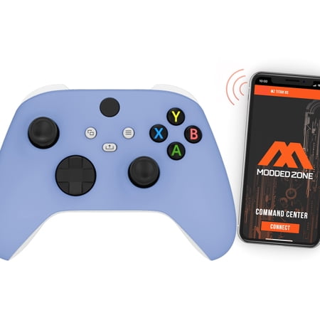 "Soft Violet" Xbox One X SMART Custom Rapid Fire Modded Controller.FPS mods. COD Warzone