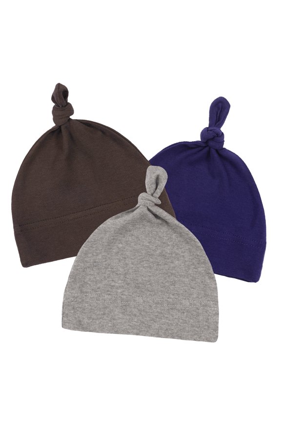 Soft Warm Baby Hats | Adjustable Top Knot Baby Beanie | Custom Baby Caps