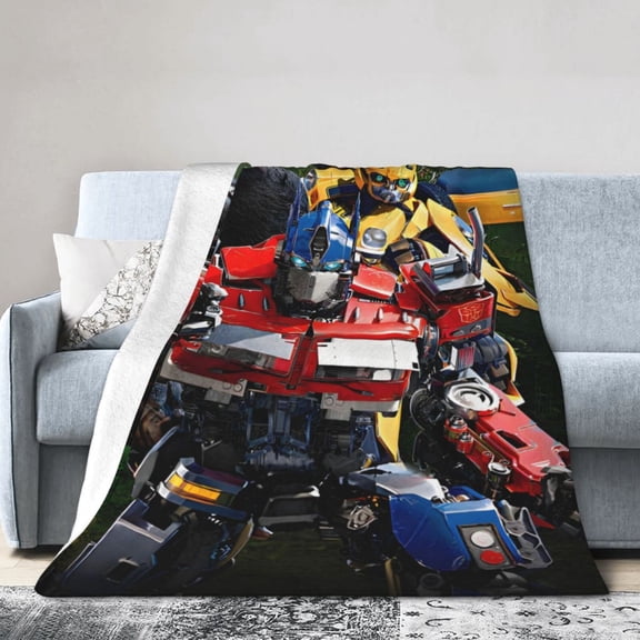 Soft Warm Blanket Transformers Blanket Thermal Flannel Blankets All Season for Couch and Bed for Kids Teenager Adult 60"x80"