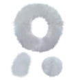 thumbnail image 1 of Soft Warm Fuzzy Steering Wheel Cover Long Handbrake Car Accessory for Enhanced Comfort and Grip, 1 of 7
