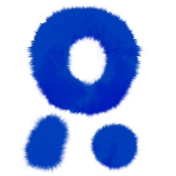 Soft Warm Fuzzy Steering Wheel Cover Long Handbrake Car Accessory for Enhanced Comfort and Style