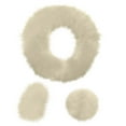 thumbnail image 1 of Soft Warm Fuzzy Steering Wheel Cover with Long Handbrake Sleeve Universal Car Interior Accessory, 1 of 6