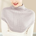 thumbnail image 1 of Soft & Warm High Neck Collar Women'S Knitted Turtleneck Dickey Collar Winter Half Blouse Pullover for Women, Blanket, 1 of 4